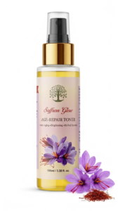 saffron glow harbal water base alcohol free face toner